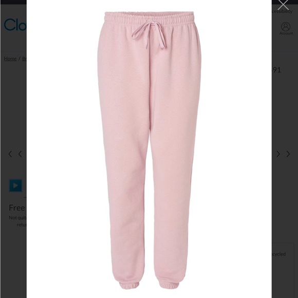 ☀️ American Apparel Reflex Blush Hoodie & Jogger Set – Cozy & Stylish - Picture 5 of 9